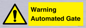 Warning Automated Gate